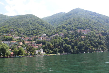 view of the river and mountains