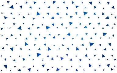 Light BLUE vector  triangle mosaic template. A completely new color illustration in a polygonal style. Brand new design for your business.