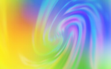 Fototapeta premium Light Multicolor vector colorful blur backdrop. An elegant bright illustration with gradient. Completely new design for your business.