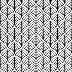 pattern design geometric seamless japanese style background black and white vector