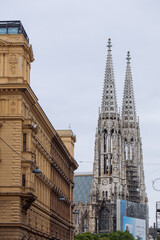Naklejka premium Votive Church towers view