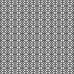 pattern design geometric seamless stencil vogue background black and white vector
