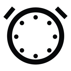 vector illustration of a clock