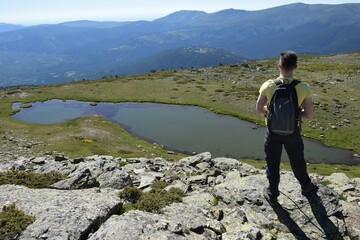 admirando Laguna de los Pajaros