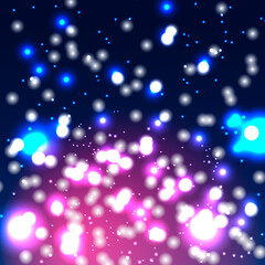 space galaxy lights background vector
