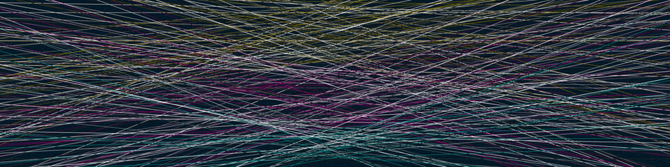 Teal Blue color Crossing lines generativeart style colorful illustration