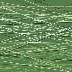 Grass Green color Crossing lines generativeart style colorful illustration