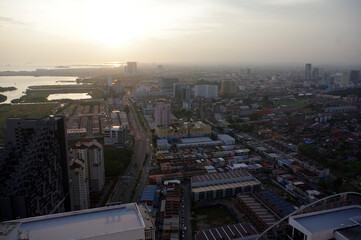 Obraz premium vue sur Malacca, Malaisie