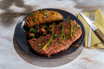 Sirloin Tip Steak Potato