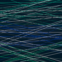 Jade Green color Crossing lines generativeart style colorful illustration