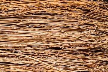 A textured natural background made of natural materials close-up