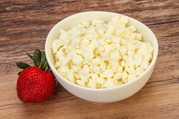 Dietary food - grain cottage cheese