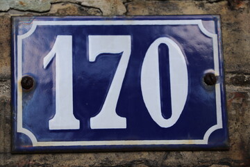 Num&eacute;ro d&rsquo;habitation &agrave; Clamart