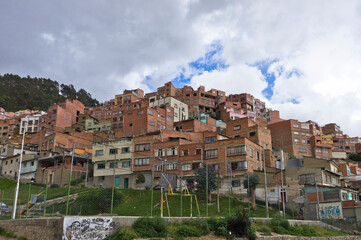 Fototapeta na wymiar La Paz, Bolivia, South America