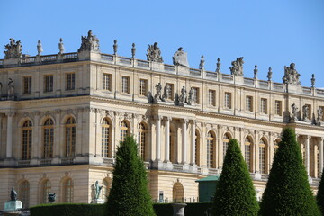 Fototapeta na wymiar Façade ouest du Château de Versailles