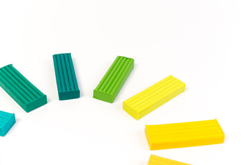 plstiline. eco design composition from plstiline.