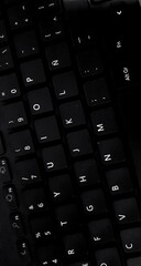 black computer keyboard