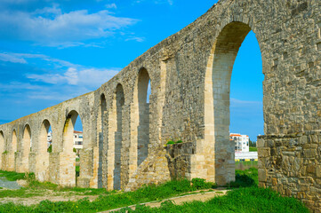 Fototapeta na wymiar Kamares Aqueduct site, Larnaca, Cyprus
