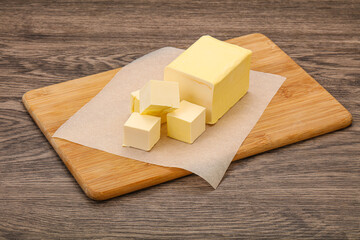 Dairy natural yellow butter piece
