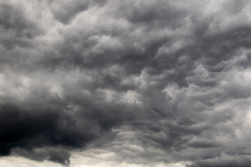 Obraz premium Storm clouds background, dramatic sky.