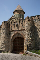 One of the entrance of Svetitskhoveli Cathedral, Mtskheta, Georgia