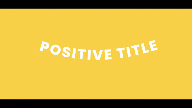 Smiling Text with Gradient Background Title