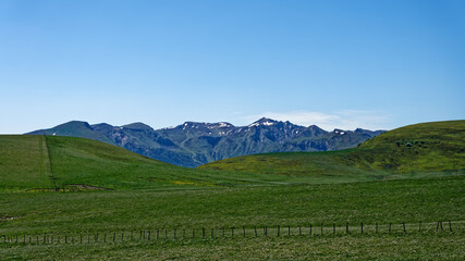 Plateau de la Banne d’Ordanche, Massif du Sancy, Puy de dôme, Auvergne, France	