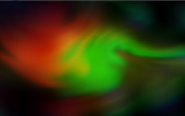 Fototapeta premium Dark Green, Red vector blurred and colored pattern. Colorful illustration in abstract style with gradient. Elegant background for a brand book.