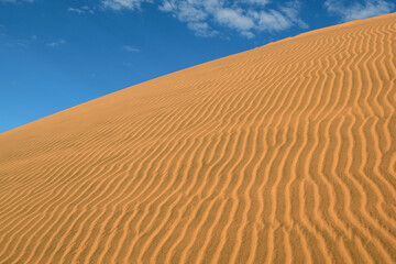 NAMIBIA. BIG SAND DUNES IN THE NAMIB DESERT.
