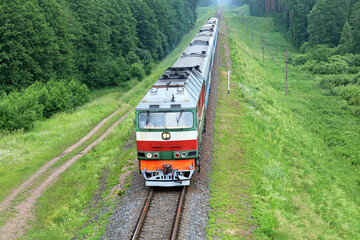 Obraz premium travelling by train