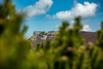 Klak hill ,grass and blue sky