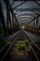 Road to nowhere, old railway bridge.