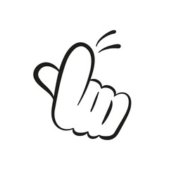 Cartoon Hand gesture, Come here.