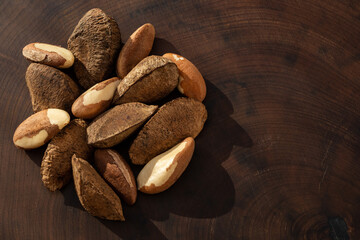 Chestnuts from Para, also known as Brazil nuts (in Portuguese: Castanha do Para or Castanha do Brasil)