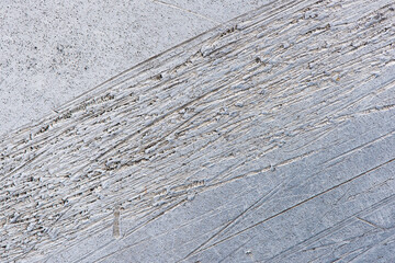 Worn old scratched metal floor texture background