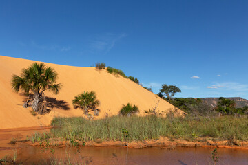 Dunes in Jalapão State Park near Mateiros City.