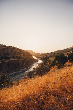 Der gro&szlig;e Zab Flu&szlig; in der Region Barzan in Kurdistan / Nordirak