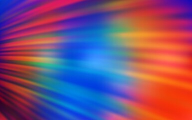 Obraz premium Dark Multicolor vector background with wry lines. A sample with colorful lines, shapes. Template for cell phone screens.