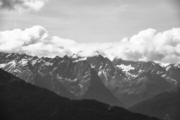 Obraz premium mountain landscape with clouds