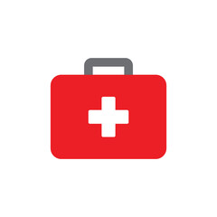 ambulanse icon medicine case  sign vector cartoon