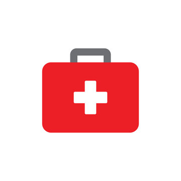 ambulanse icon medicine case  sign vector cartoon