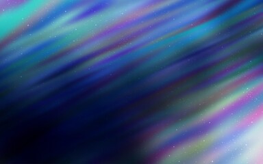 Dark BLUE vector background with galaxy stars. Shining illustration with sky stars on abstract template. Pattern for astrology websites.