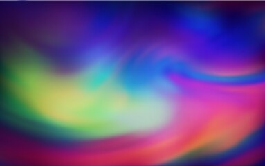 Light Multicolor vector blurred shine abstract template. A completely new colored illustration in blur style. New style design for your brand book.