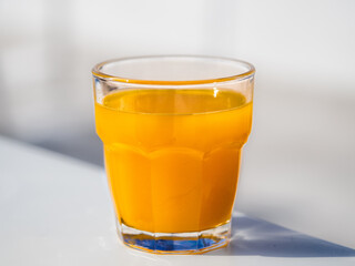 glass of orange juice