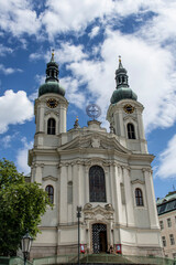 Church of Saint Mary Magdalene in center of Karlovy Vary