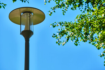 LED street lamp general plan color nature