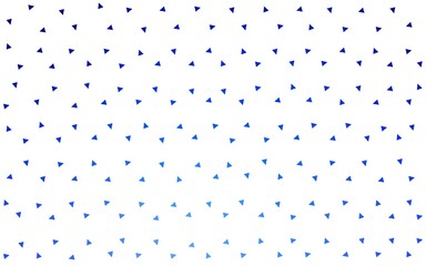 Light BLUE vector  abstract mosaic background. Triangular geometric sample with gradient.  Triangular pattern for your design.