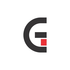 EG letter logo design vector