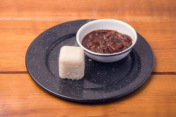 Traditional mexican food gourmet. Mexican food on wooden table.