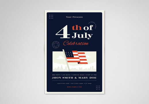 4th of July Flyer Layout